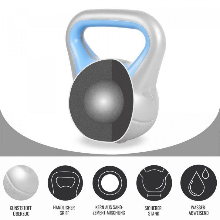 KETTLEBELL PLASTIQUE | STYLISH | MUSCULATION | AU CHOIX DE 2KG À 20KG 2/7