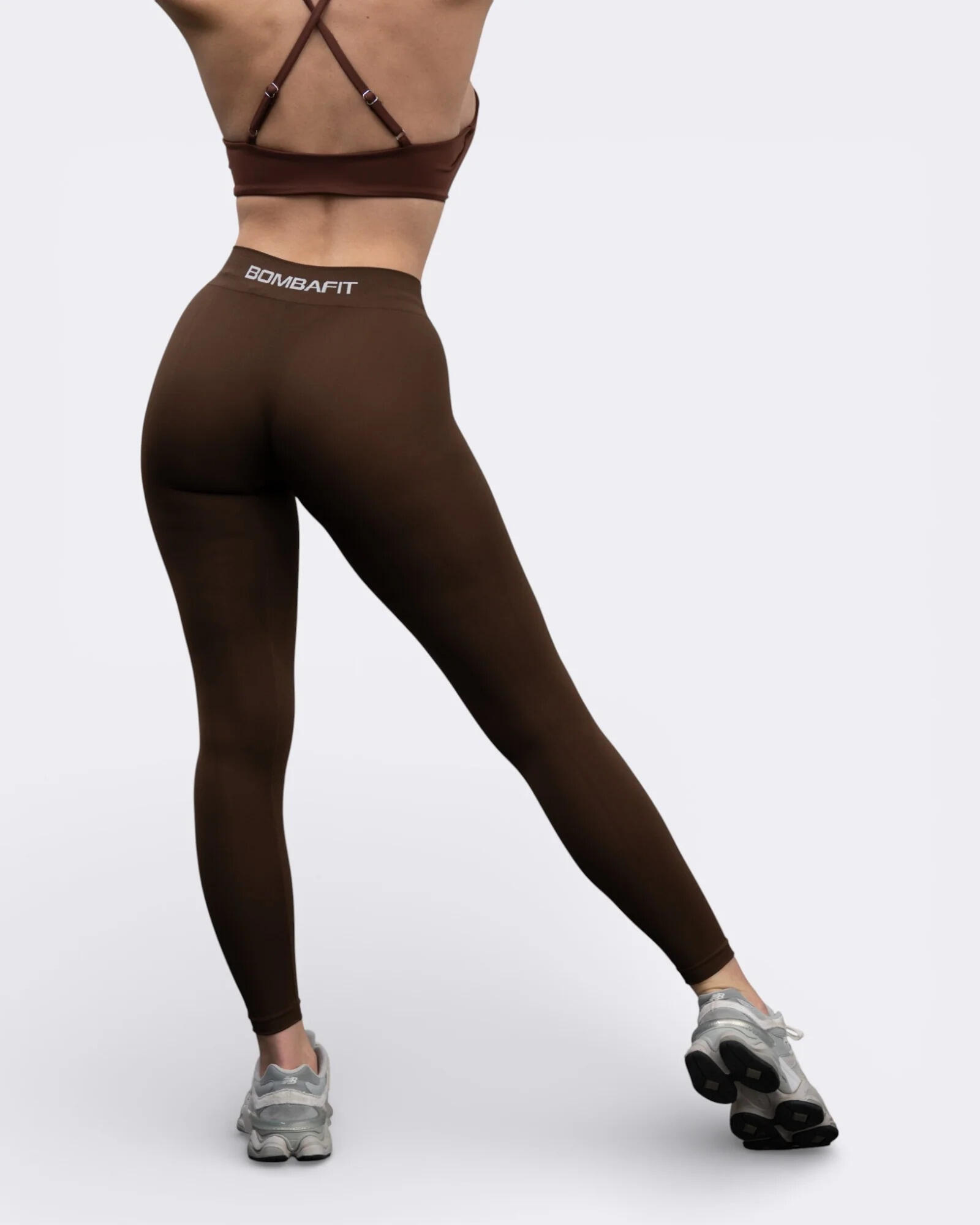 legging DAILY FEMME marron 2/2