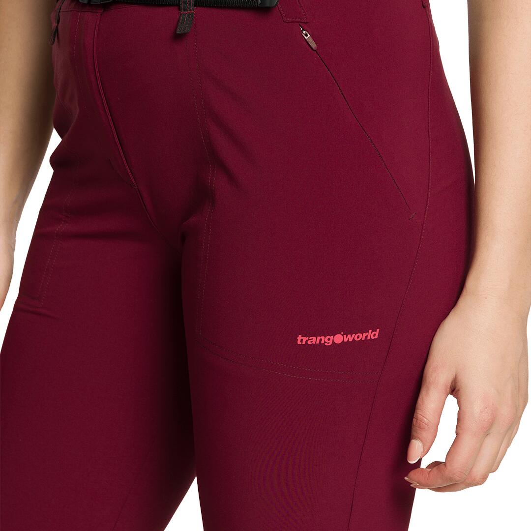 Malla pirata para Mujer Trangoworld Nzilo Rojo 3/4