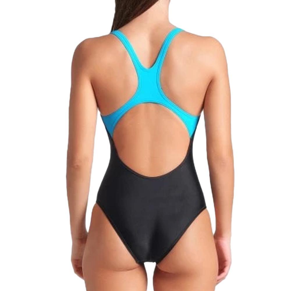 Costume da bagno intero Arena Vibrant nero da donna 2/5