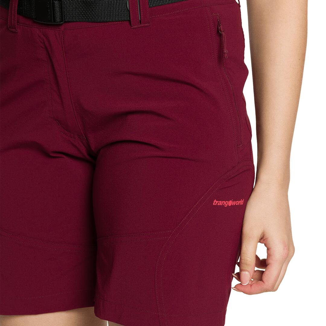 Pantalones cortos para Mujer Trangoworld Assy sf Rojo 3/5