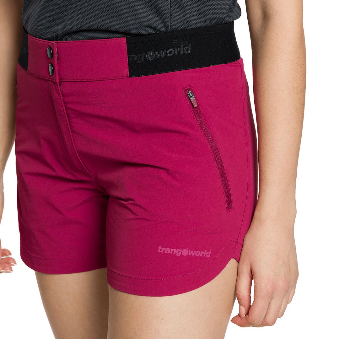 Pantalones cortos para Mujer Trangoworld Stora Rojo 3/4