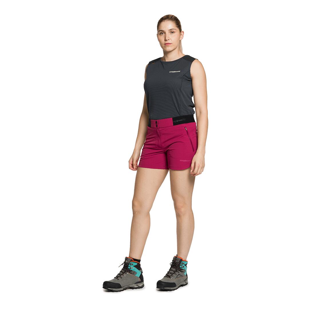 Pantalones cortos para Mujer Trangoworld Stora Rojo 4/4