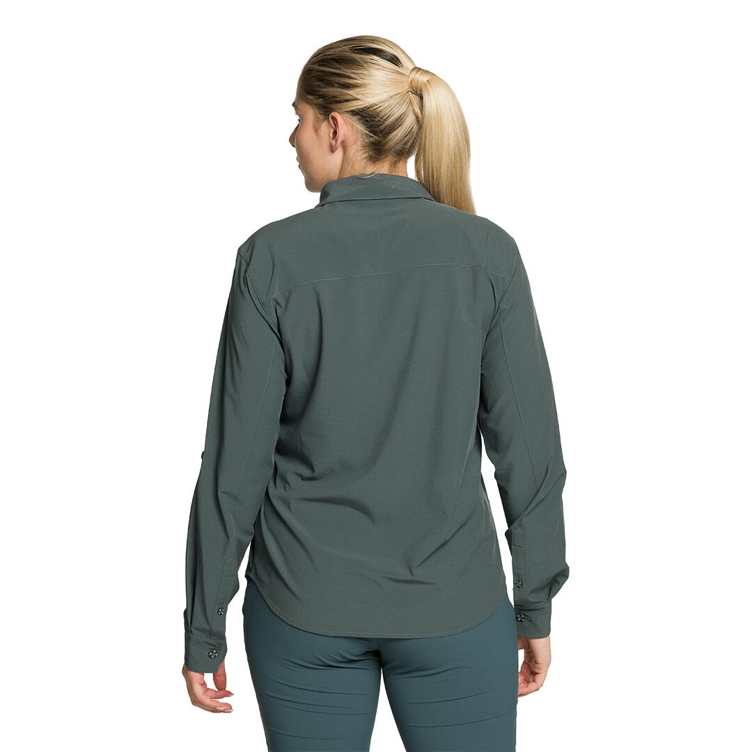 Camisa mangas largas para Mujer Trangoworld Ardones df Gris 3/5