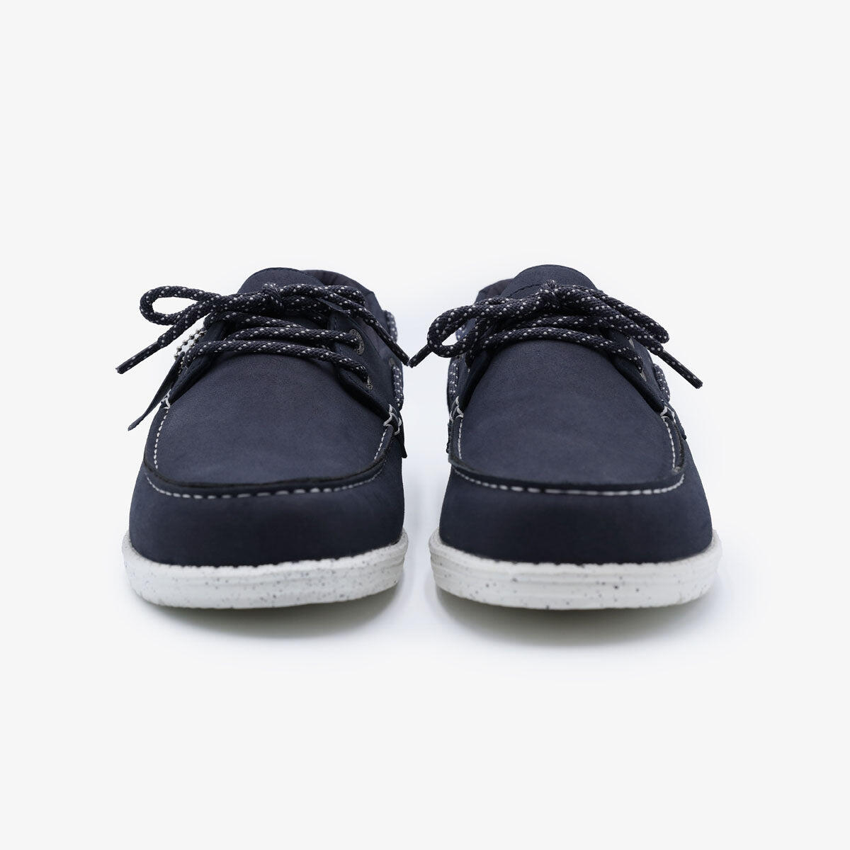 Zapatos náuticos Socoa azul marino en nubuck 4/6