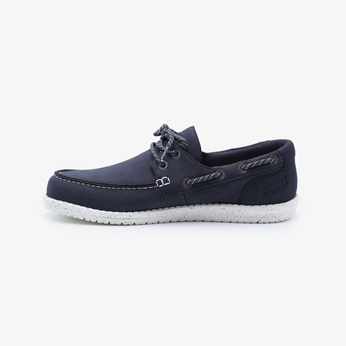 Zapatos náuticos Socoa azul marino en nubuck 5/6