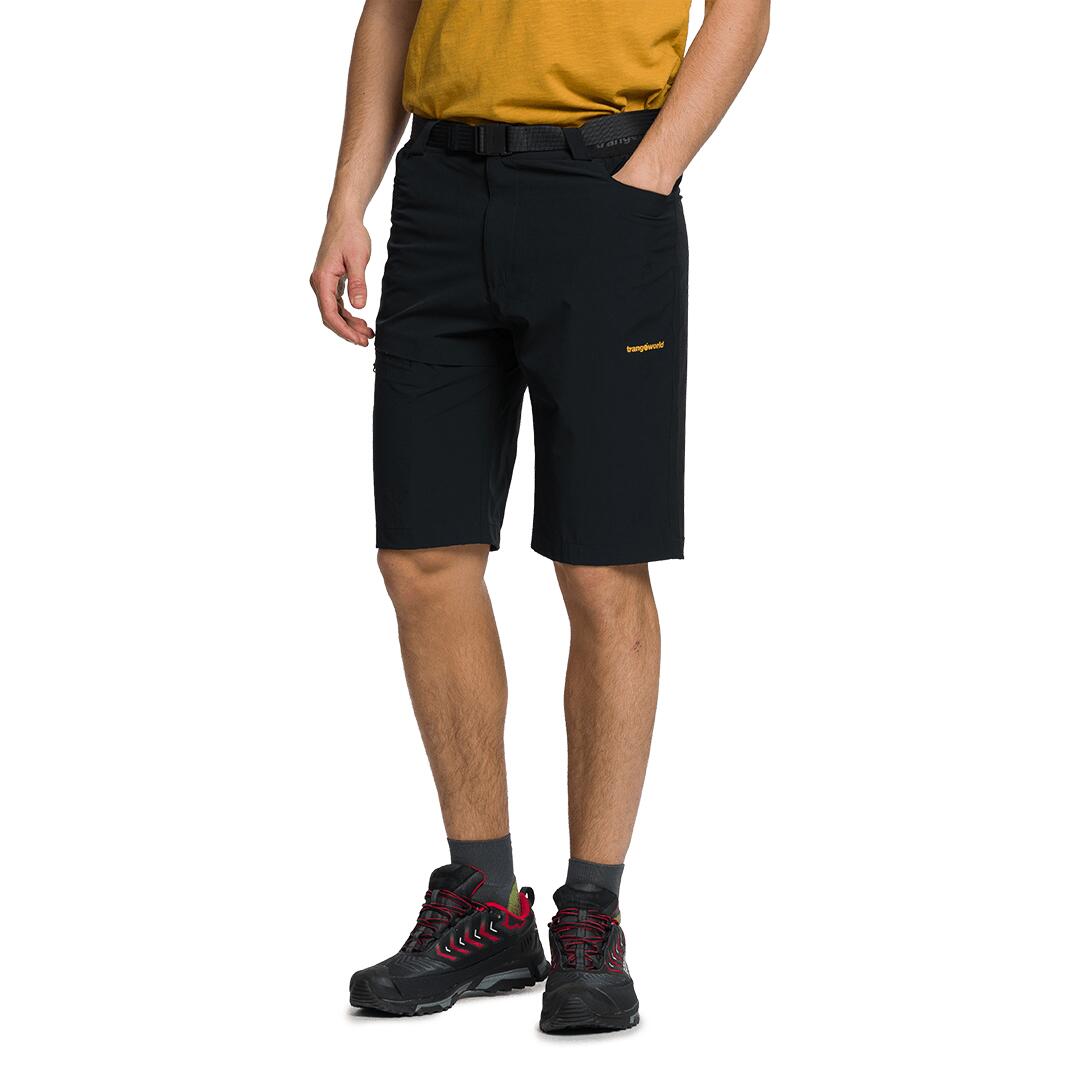 Bermuda para Hombre Trangoworld Wassenaar Negro 3/4