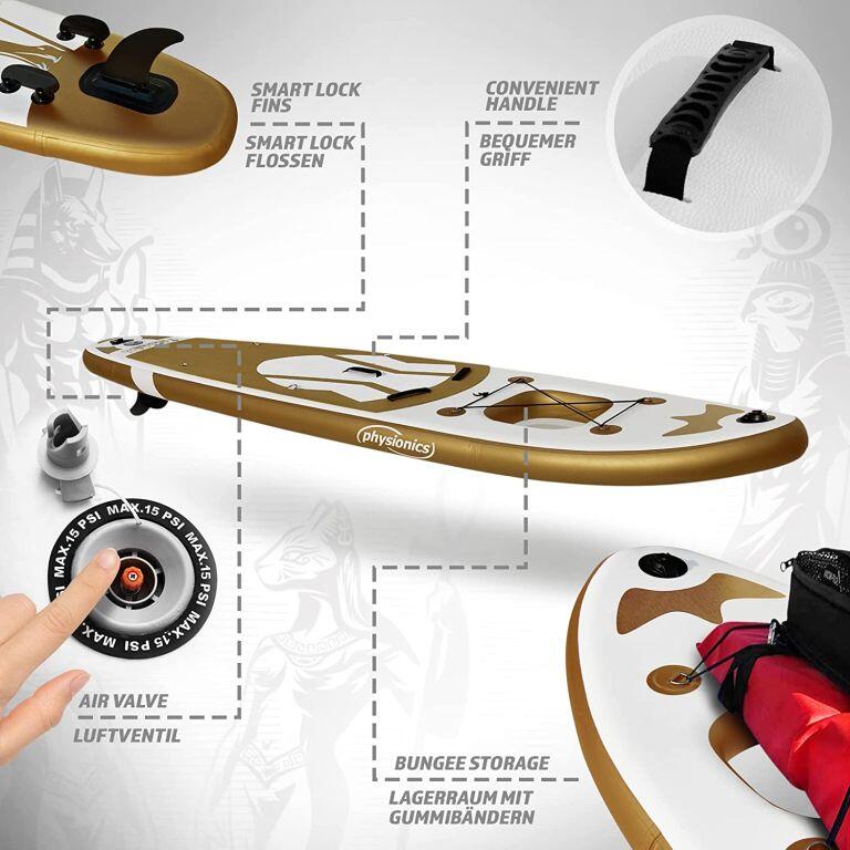 Nafukovací standup paddleboard Physionics 3/7