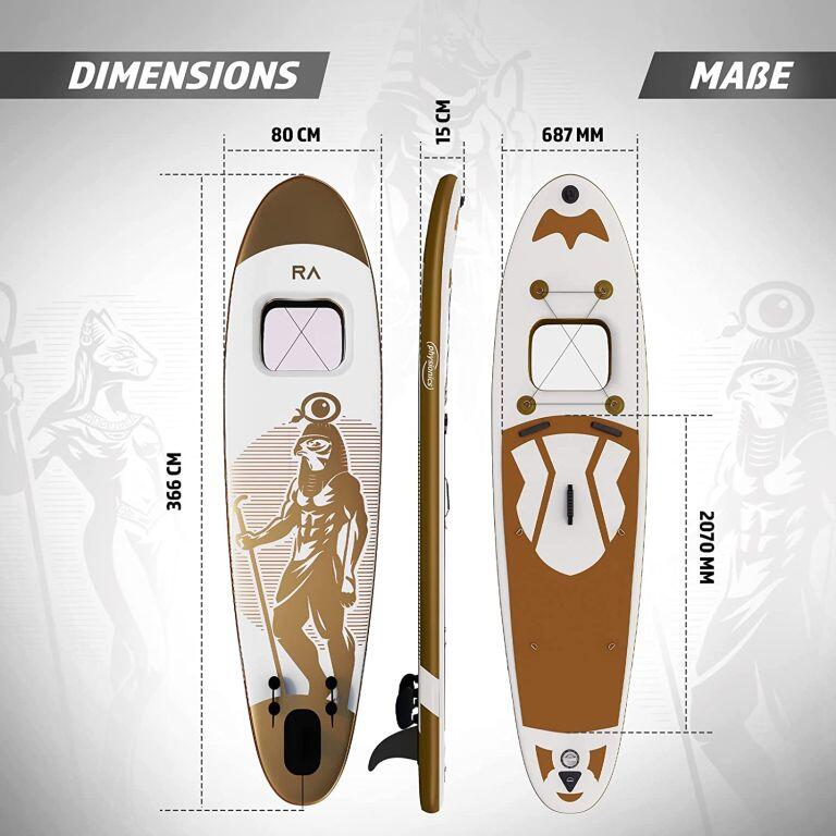 Nafukovací standup paddleboard Physionics 6/7