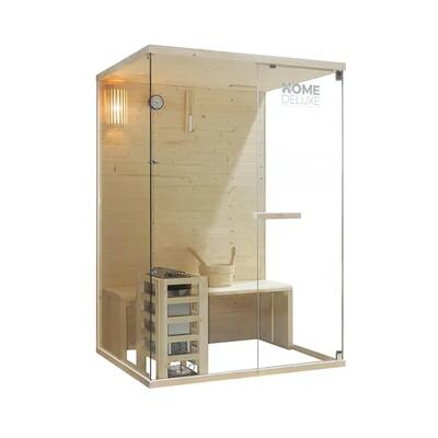 Traditionele sauna aruna – 130 × 190 cm voor 1–2 personen