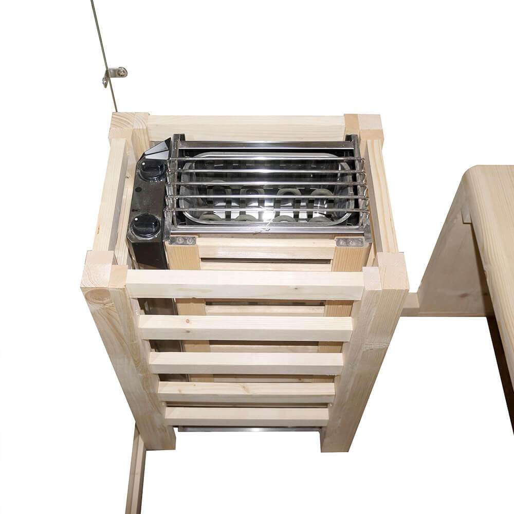 Sauna Tradycyjna ARUNA – 130 × 190 cm dla 1–2 osób 6/7