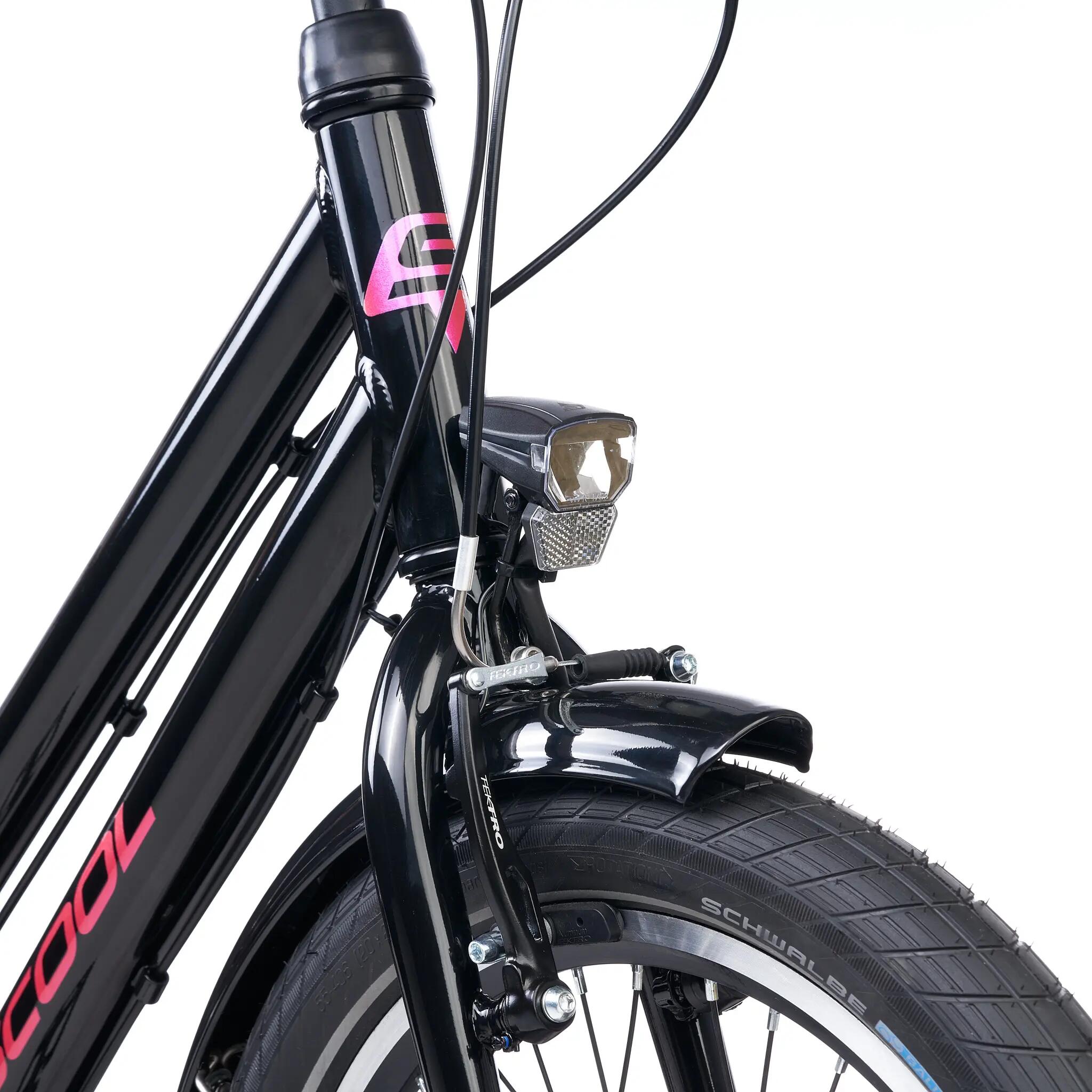 chiX pro, 20 Zoll Kinderfahrrad, 3-Gang, Orange/Pink, 115–130 cm, 6–9 Jahre 6/8