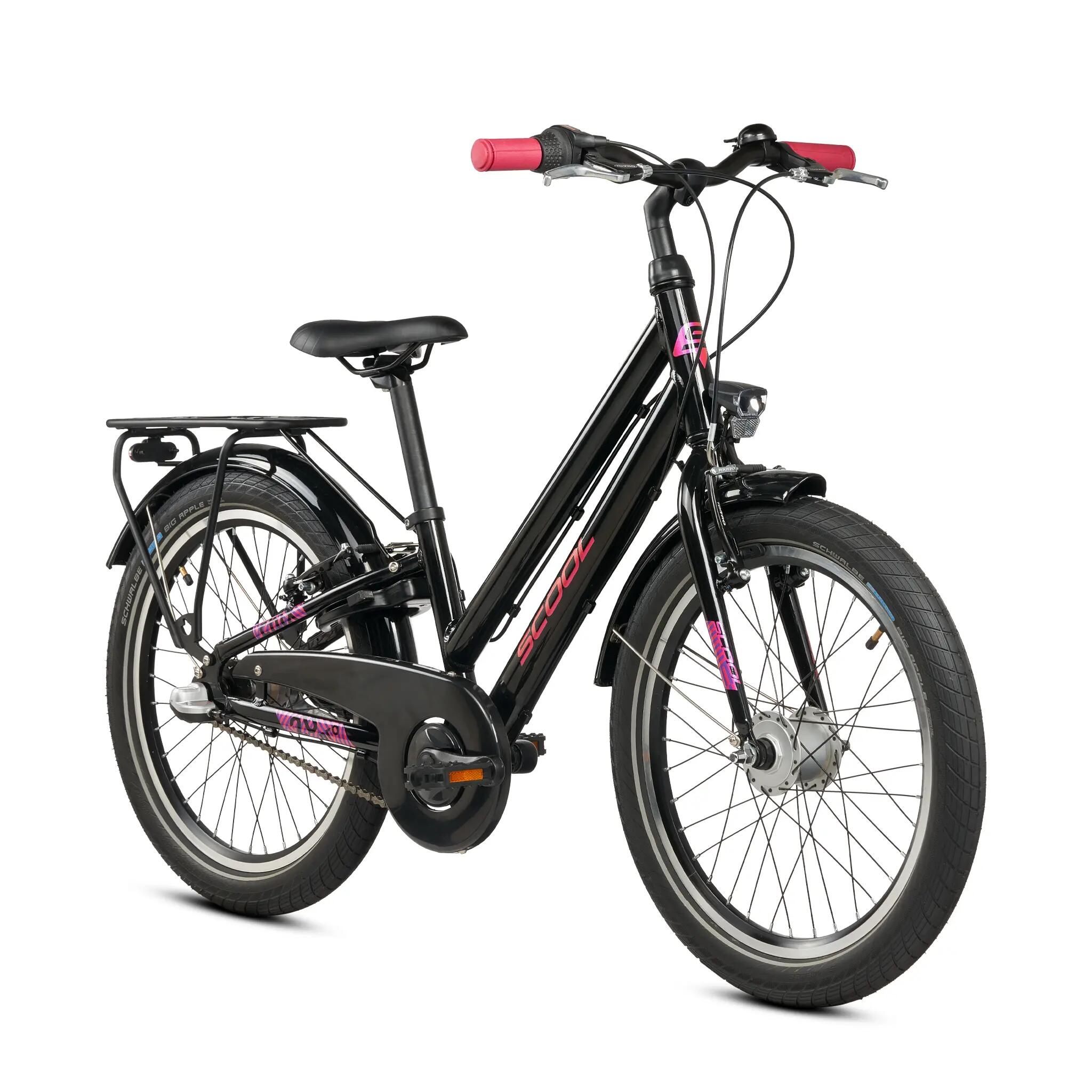 chiX pro, 20 Zoll Kinderfahrrad, 3-Gang, Orange/Pink, 115–130 cm, 6–9 Jahre 2/8