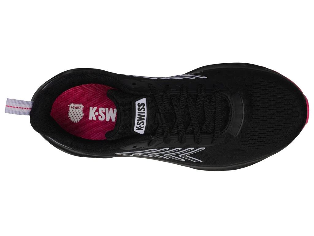 zapatillas deportivas K‑SWISS Melrose Tubes Lite en negro‑rosa 2/4