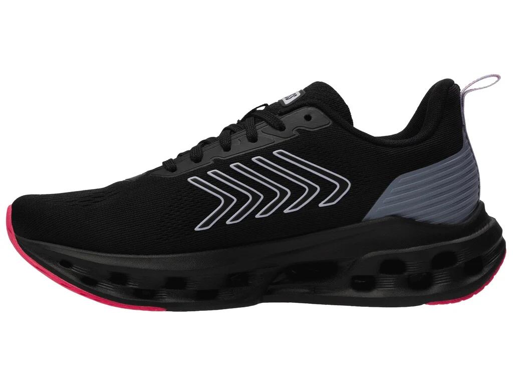 zapatillas deportivas K‑SWISS Melrose Tubes Lite en negro‑rosa 4/4