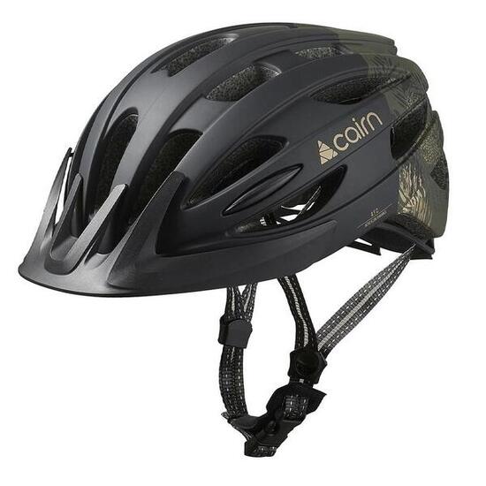 Casco Bici Donna Cairn Fusion Nero/Kaki