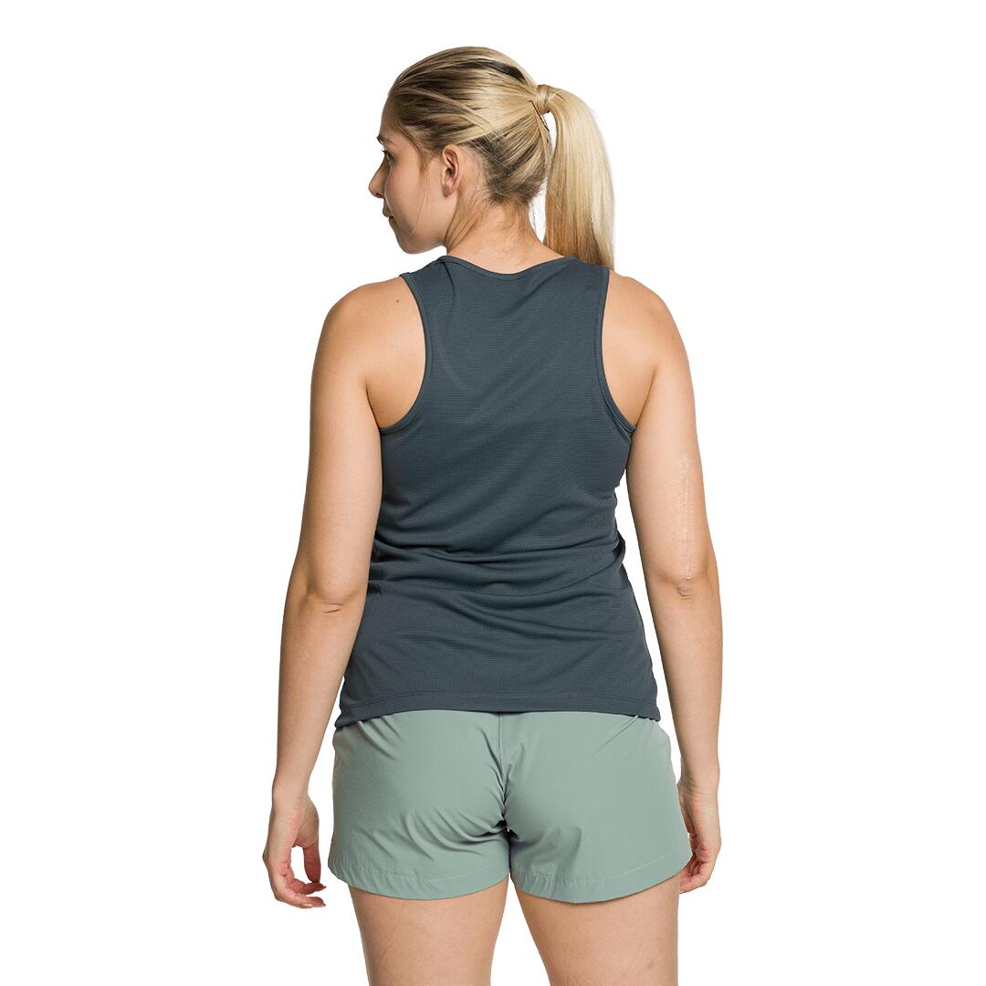 Camiseta sin mangas para Mujer Trangoworld Bedan Gris 3/4