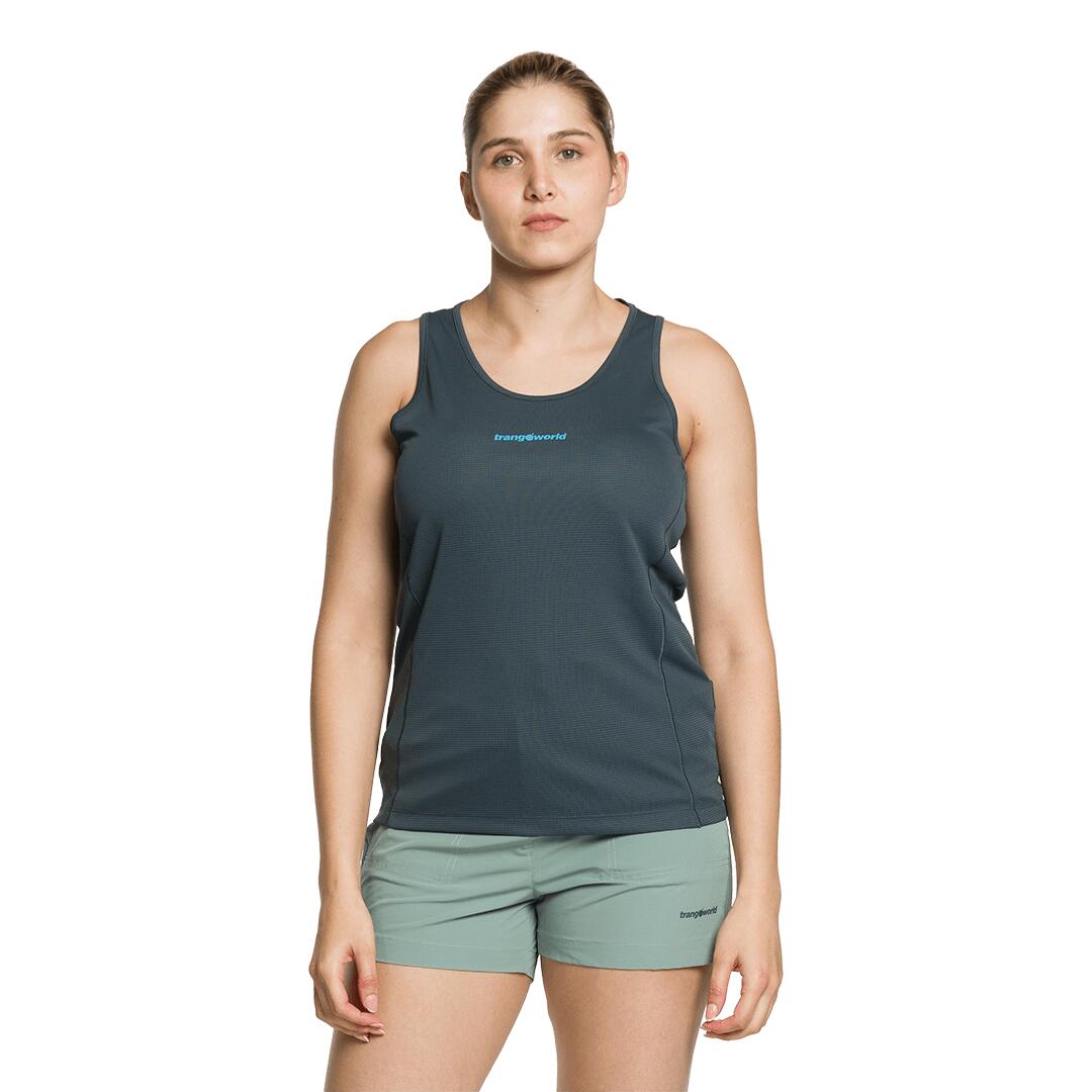 Camiseta sin mangas para Mujer Trangoworld Bedan Gris 2/4