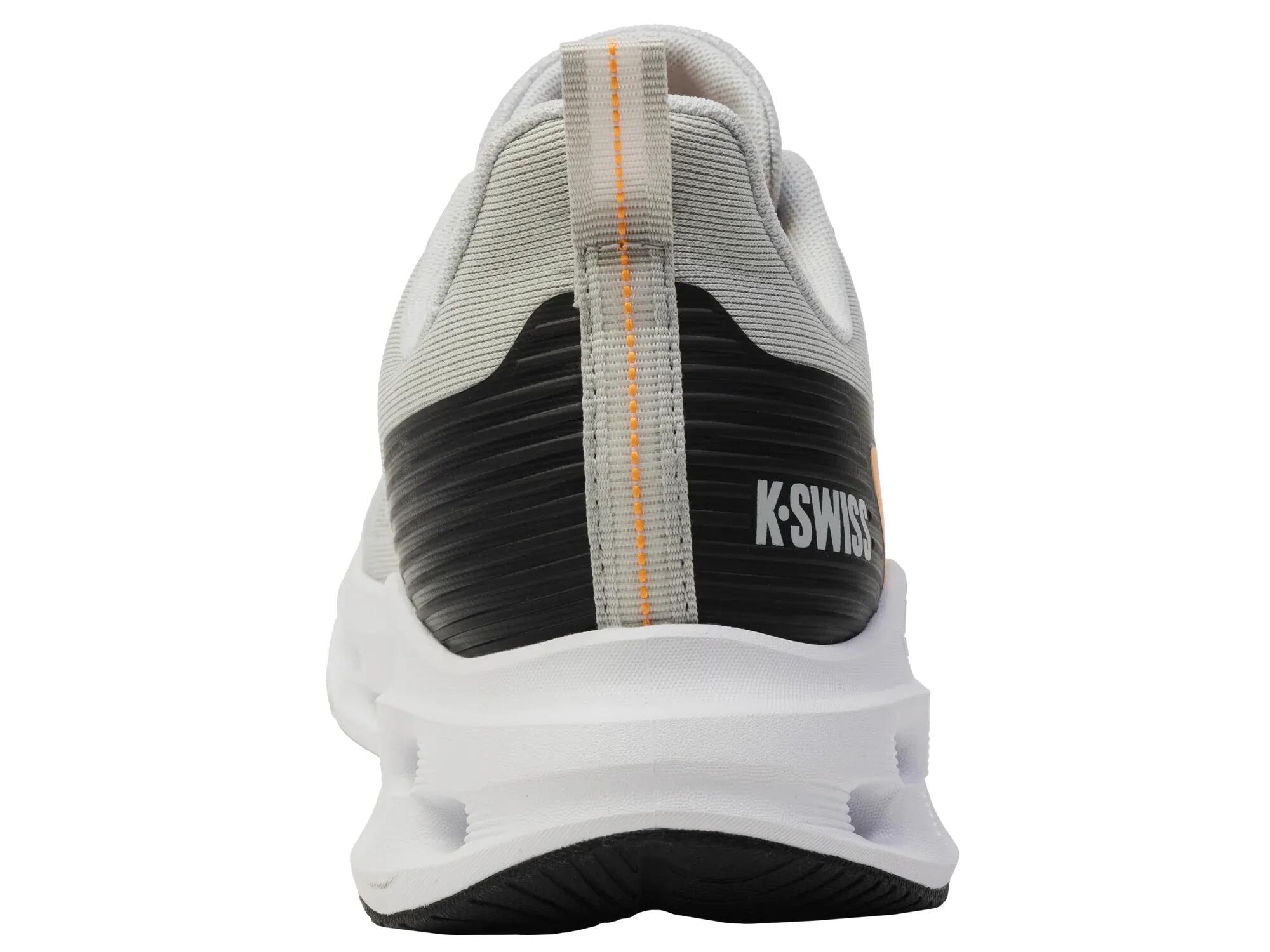 Zapatillas K-SWISS Melrose Tubes Lite hombre, gris-negro-naranja 3/4