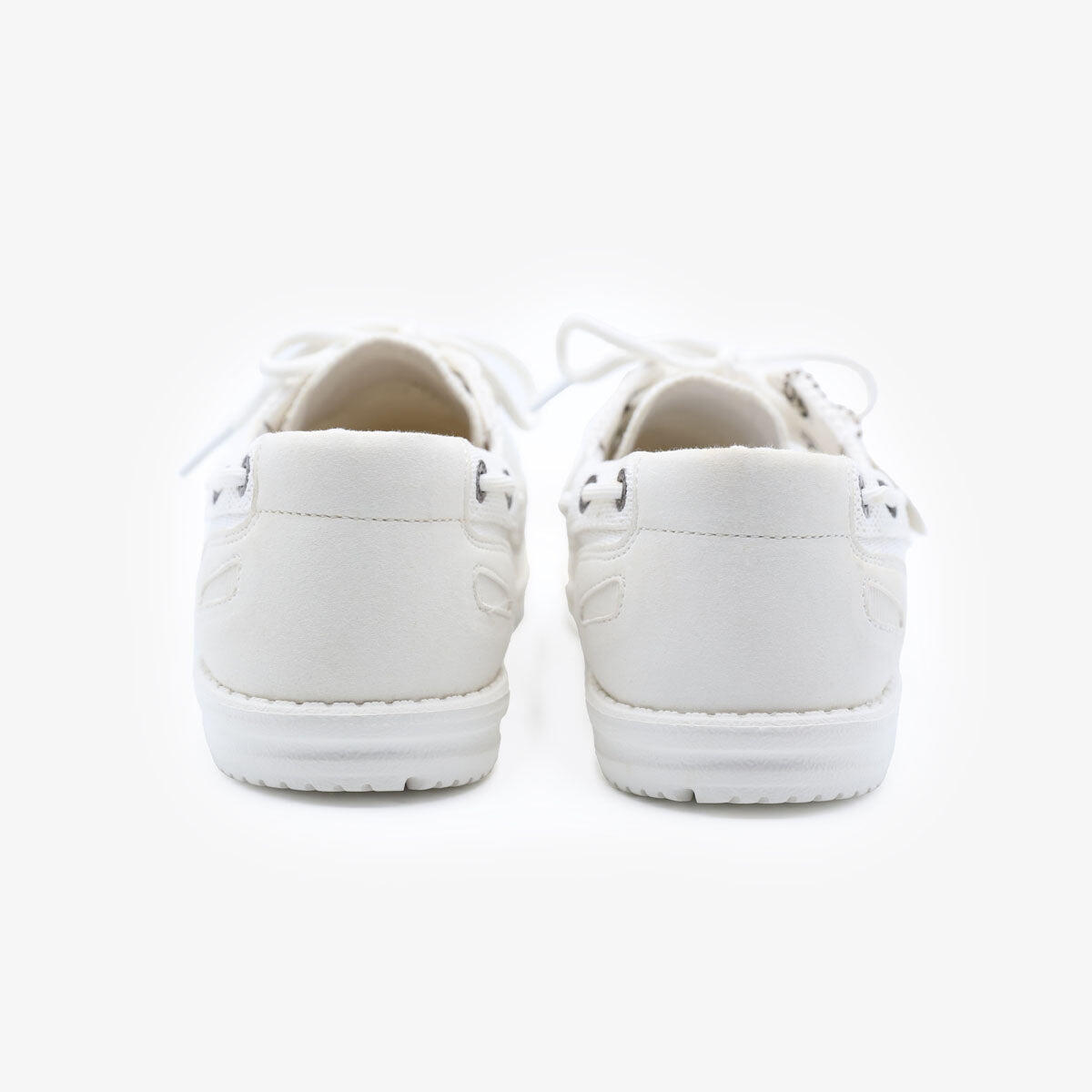 Scarpe da barca Socoa bianco sporco in maglia elasticizzata 6/6