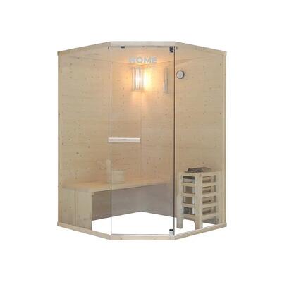 Traditionele sauna aruna l - 130 x 190 cm