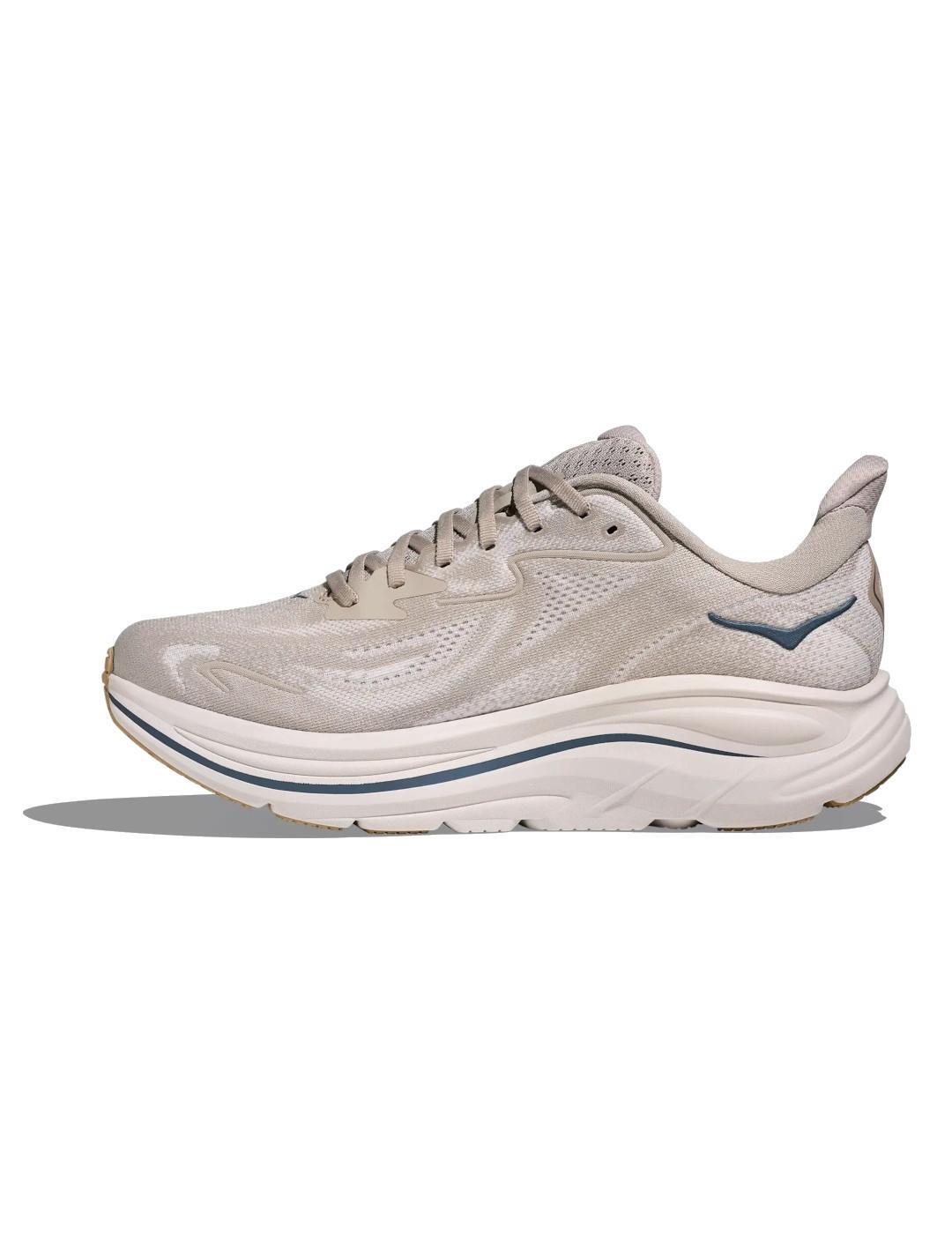 Baskets pour homme Hoka Clifton 10 beige. 2/7