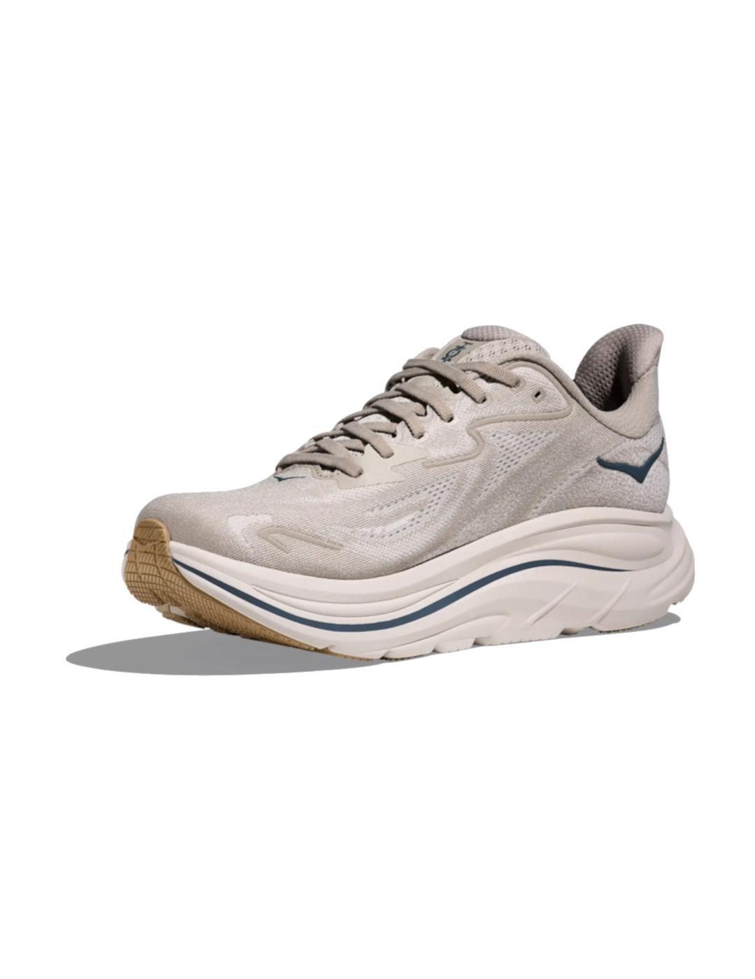 Baskets pour homme Hoka Clifton 10 beige. 4/7