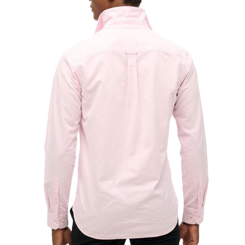 Camicia Oxford Superdry Rosa da Uomo 2/2