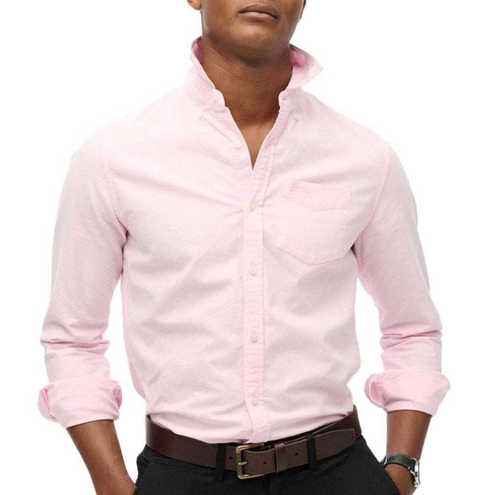 Superdry Men's Oxford Pink Shirt
