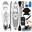 Placa gonflabila Paddle Board, 305 x 76 x 12 cm, gri