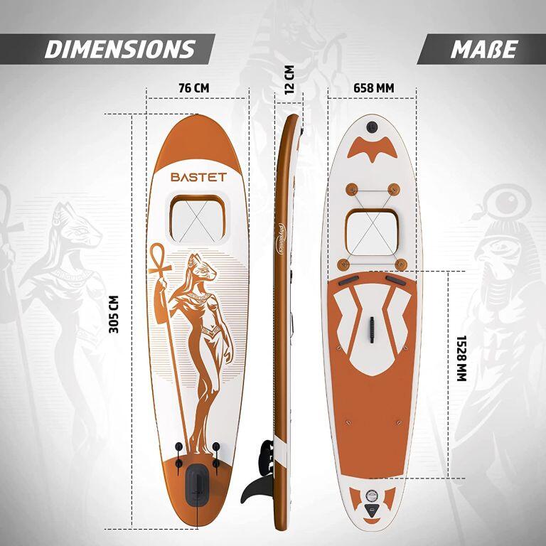 Nafukovací standup paddleboard Physionics