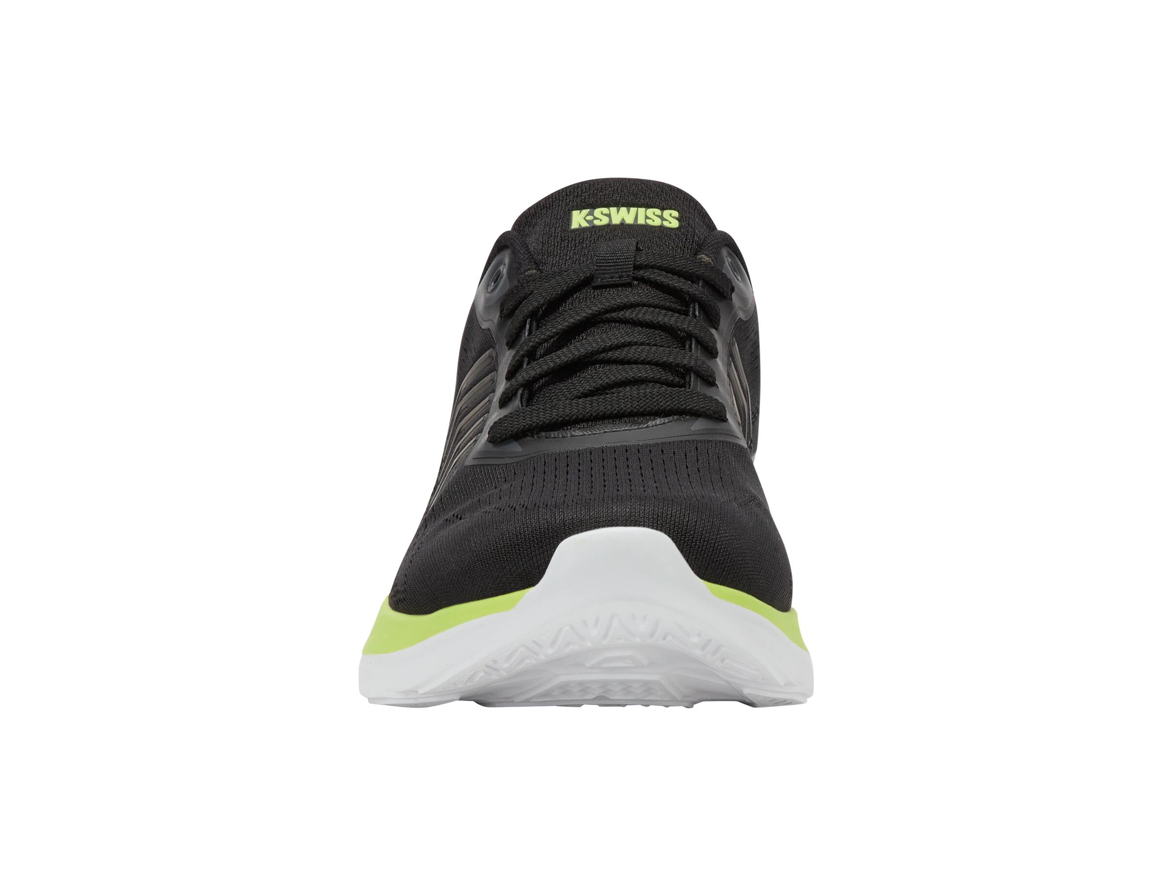 Chaussures de sport K-SWISS SELBY, noir et vert citron, homme 3/4