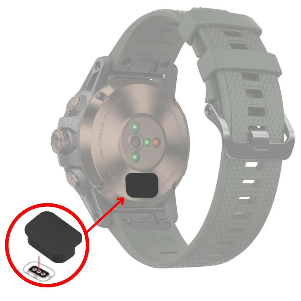 Silicone dust plug for COROS watch charging port APEX PACE 2 VERTIX