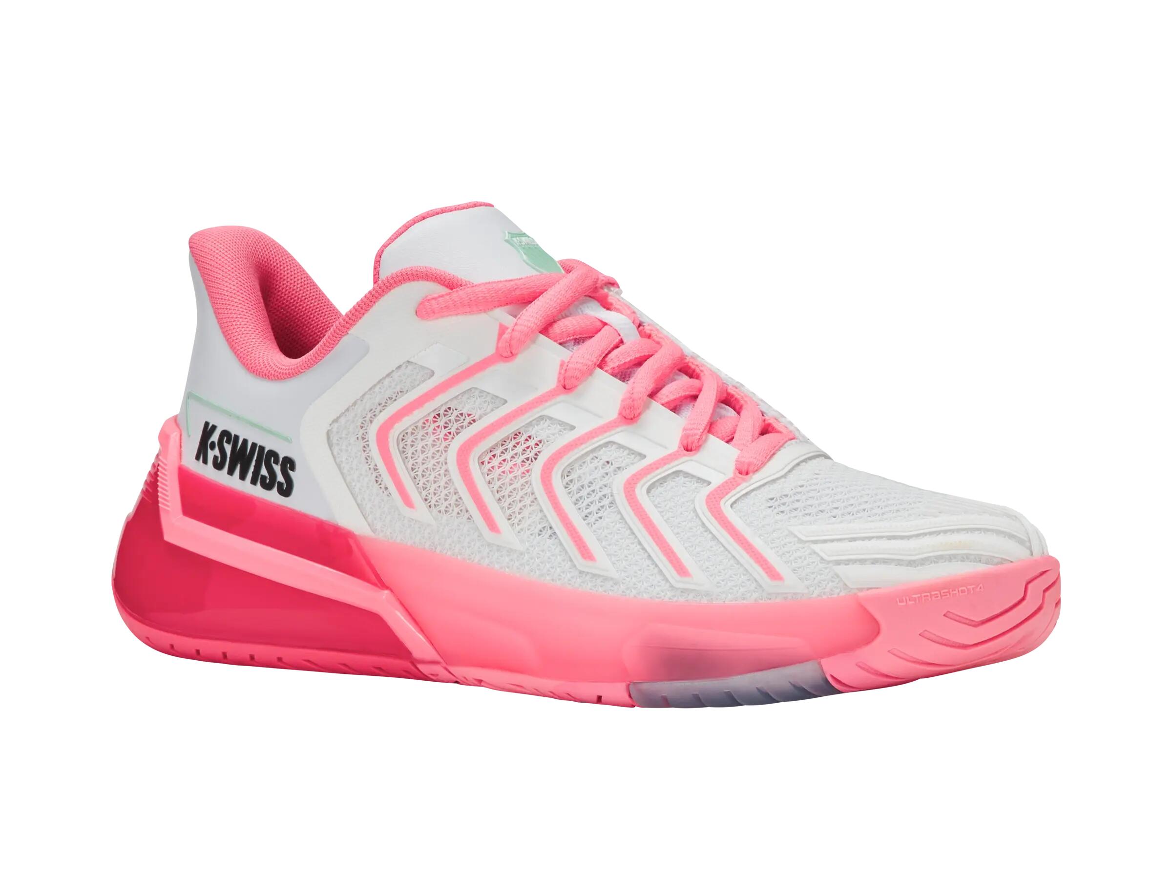Zapatilla deportiva K-SWISS Ultra Shot 4 para mujer, color blanco 2/4