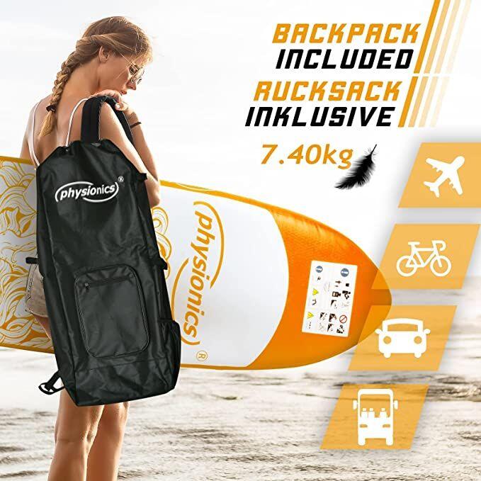 Physionics Sup Board 305cm Ensemble Complet Sports Nautiques 6/7