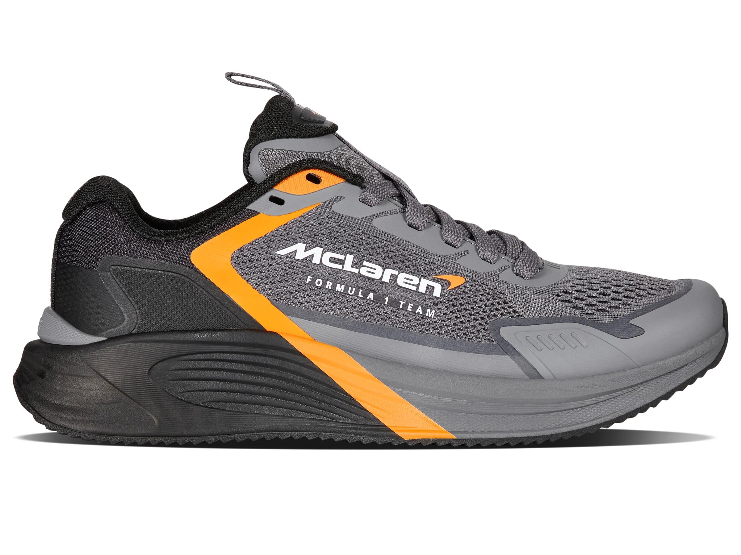 Męskie sneakersy K-Swiss AERO-ACTV XMCLARENII STEEL GRAY/BLACK/PAPAYA-M