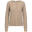 Top cu nasturi din tricot waffle, mâneci lungi