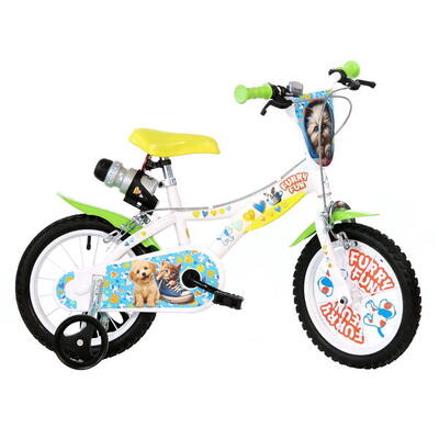 Kinderfiets 16 inch 5-7 jaar furry fun