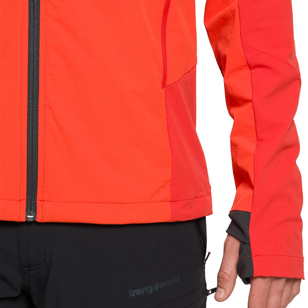 Chaqueta para Hombre Trangoworld Eighe df Naranja/Rojo 4/6