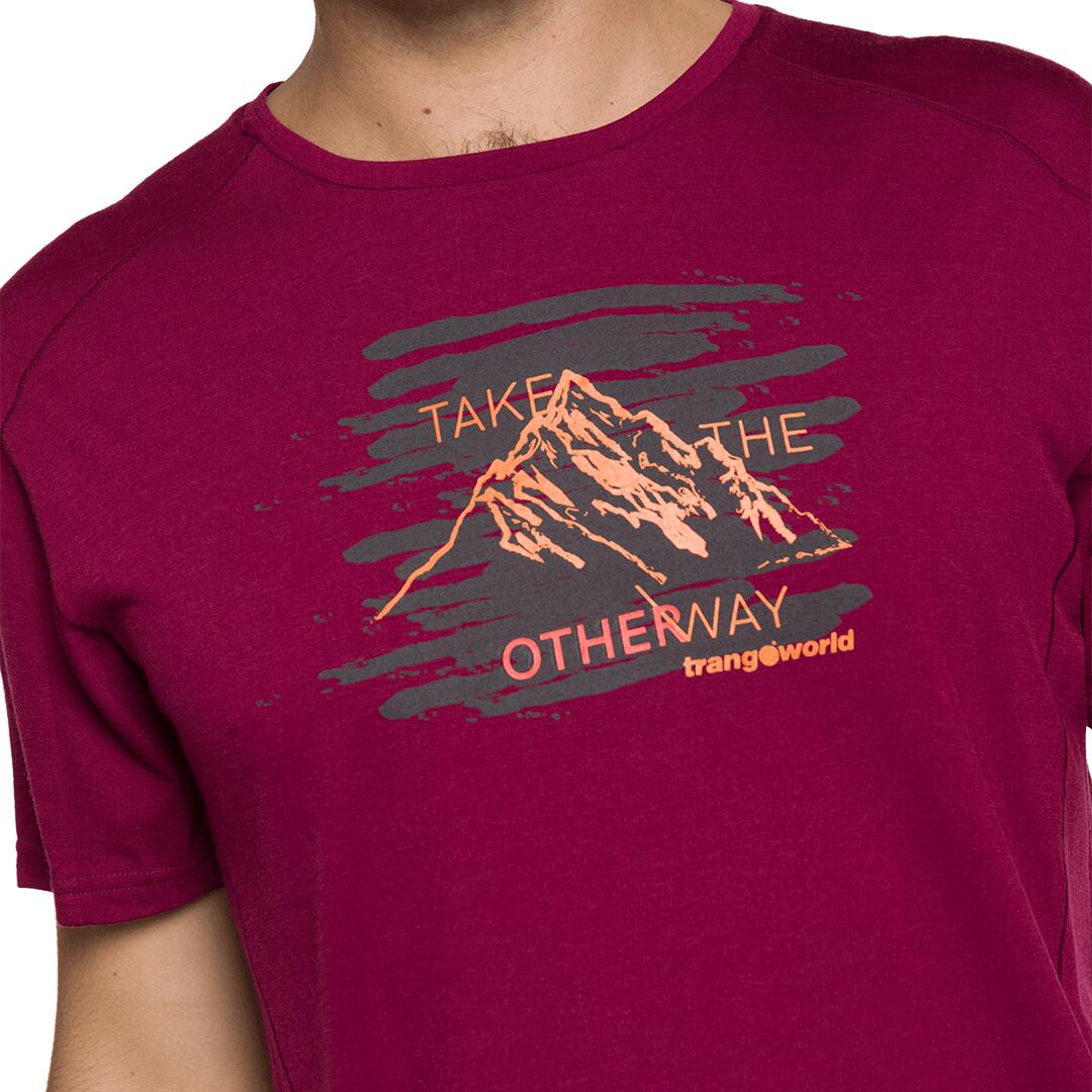 Camiseta para Hombre Trangoworld Arvieux Rojo 3/3