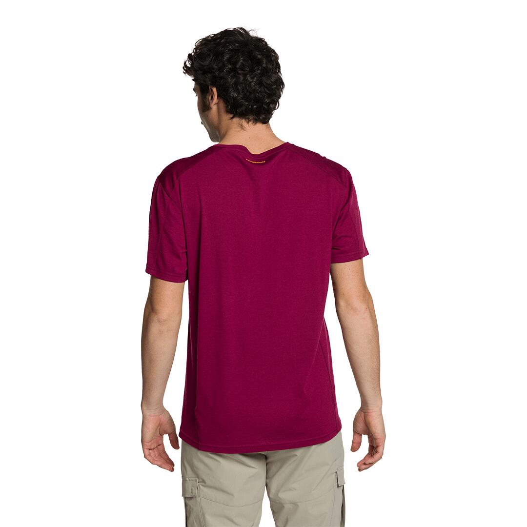 Camiseta para Hombre Trangoworld Serneus Rojo 3/4