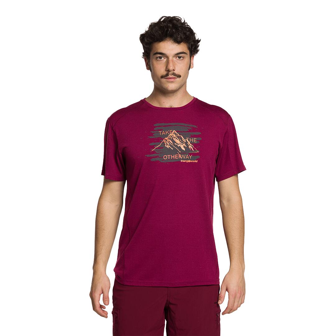 Camiseta para Hombre Trangoworld Arvieux Rojo 2/3