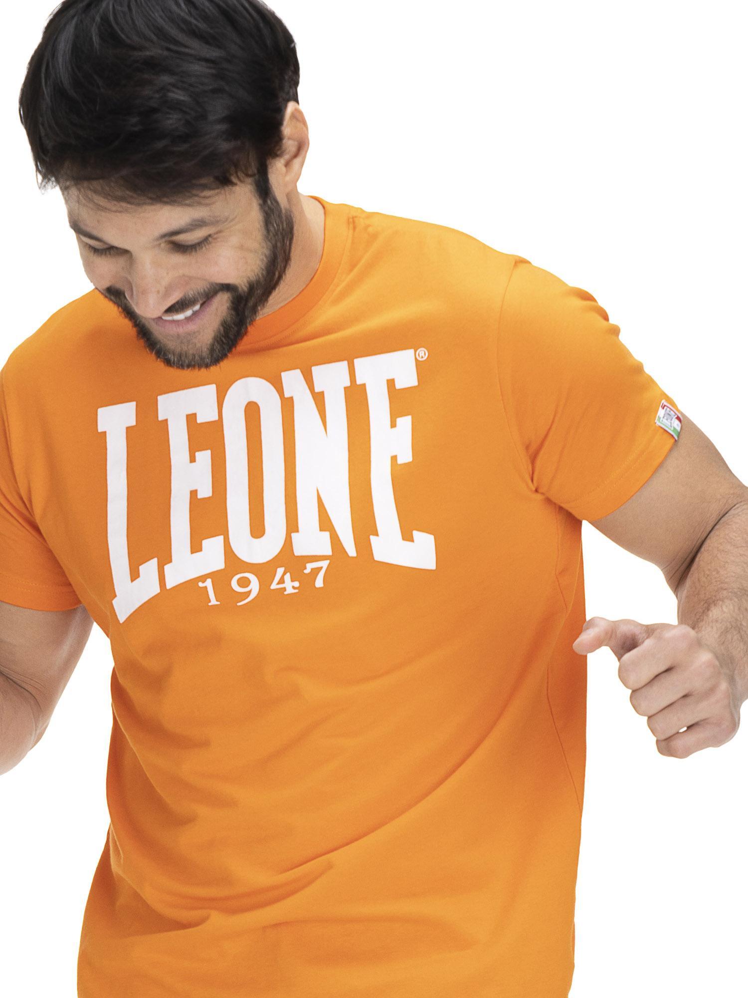 Leone 1947 Apparel Heren T-shirt met korte mouwen 5/8