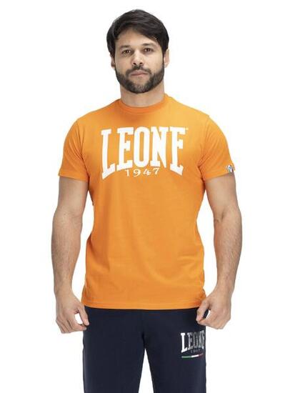 T-shirt homme manches courtes en coton Leone Basic