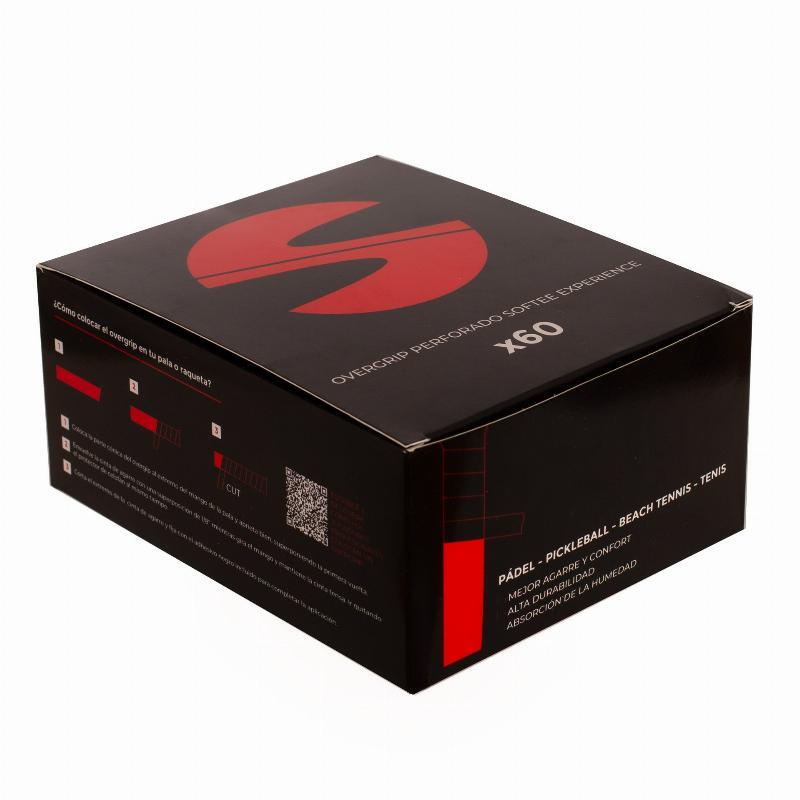 Box Of 60 Perforated Overgrips Softee Experience