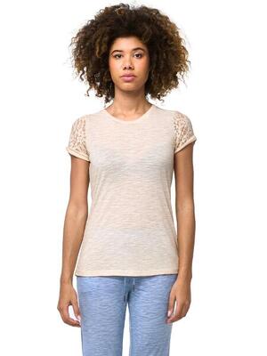 Leone lace dames-t-shirt met korte mouwen