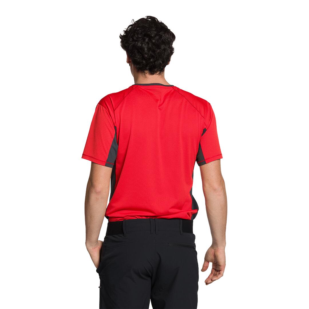 Camiseta para Hombre Trangoworld Ritsem Rojo/Gris 3/5