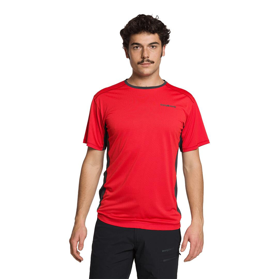 Camiseta para Hombre Trangoworld Ritsem Rojo/Gris 2/5