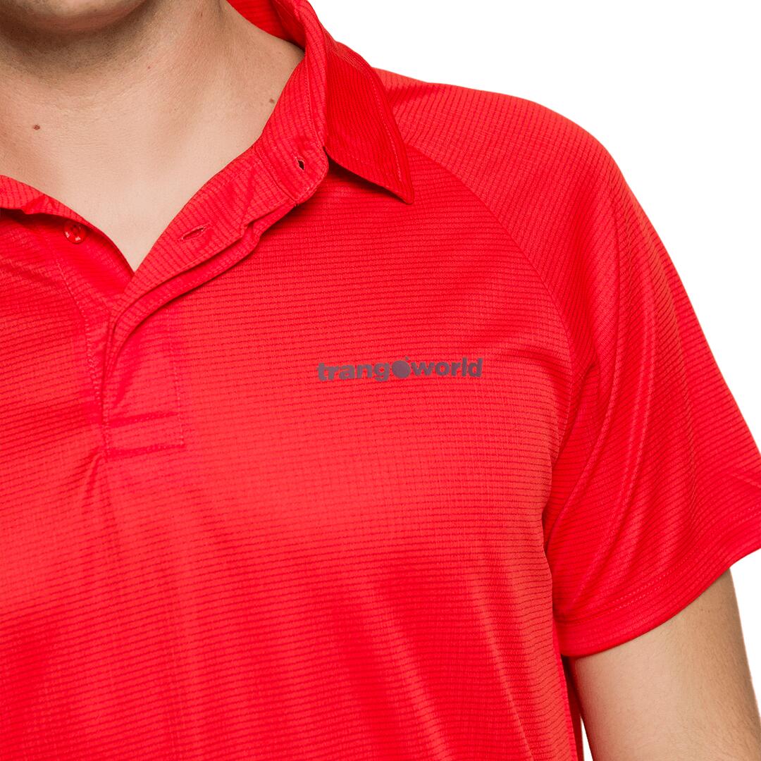 Polo manga corta para Hombre Trangoworld Bonete Rojo 3/3