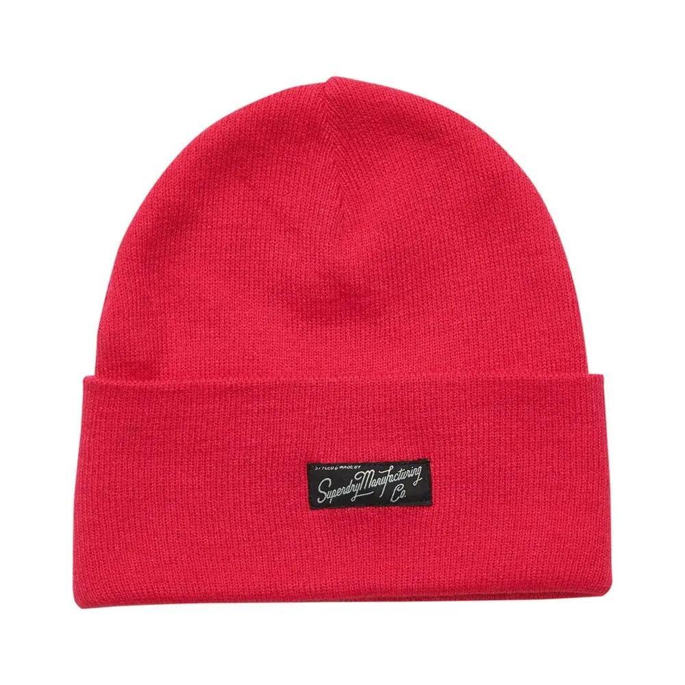 Superdry Vintage Classic Unisex Pink Beanie Hat